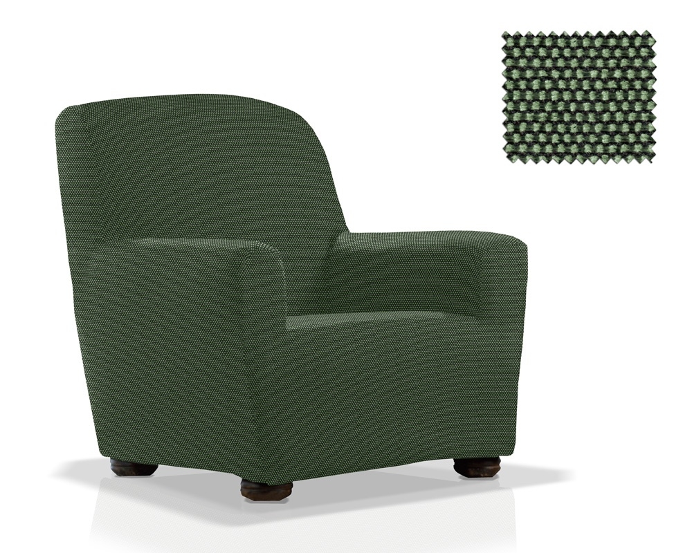 Чехол на кресло серии Вена зеленый